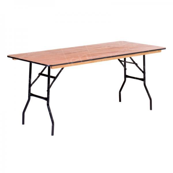 4ft Wooden Trestle Table (4ft x 2ft 6in)