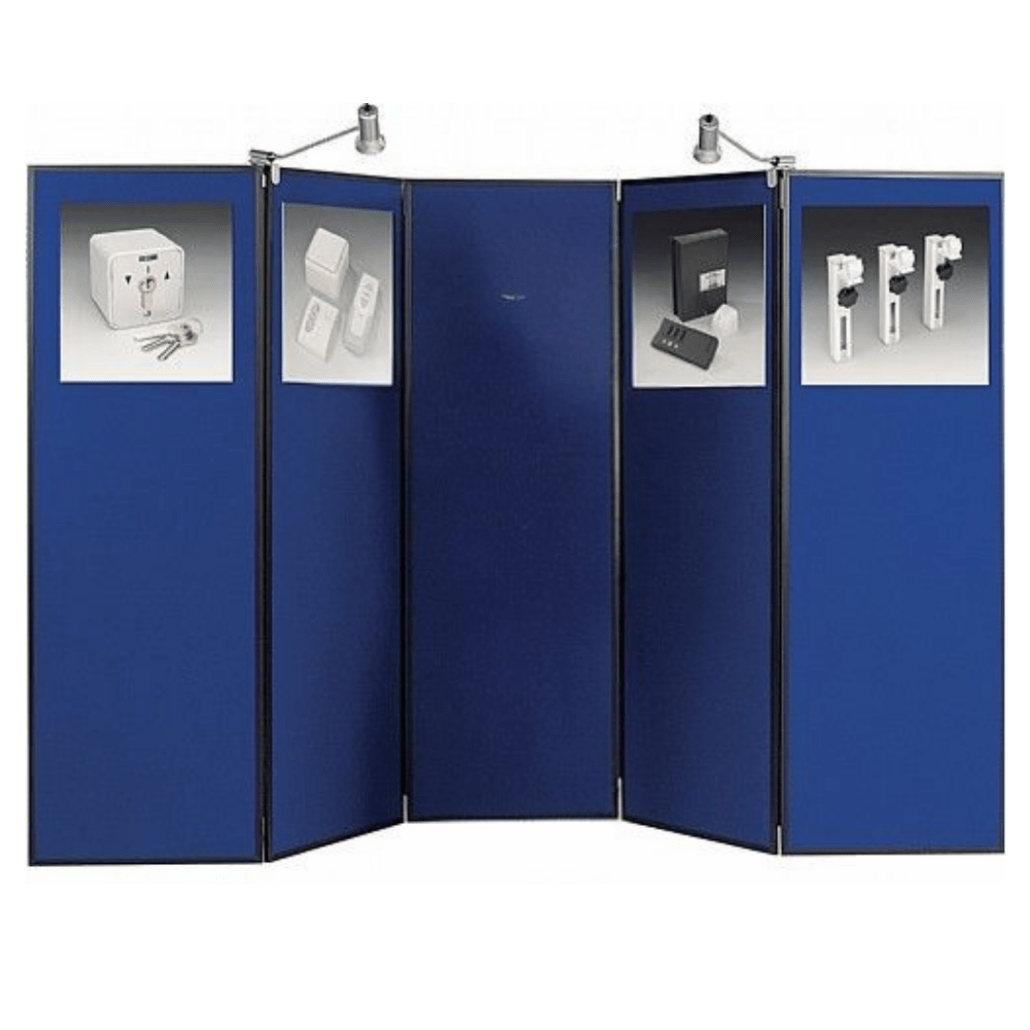 1.8M Black Folding Display Panels - Black